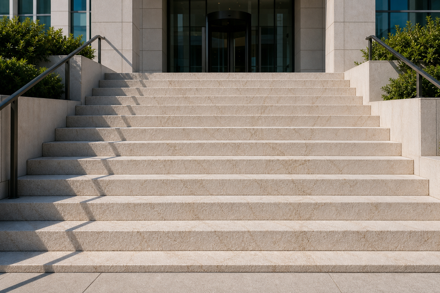 Golden Oasis exterior staircase