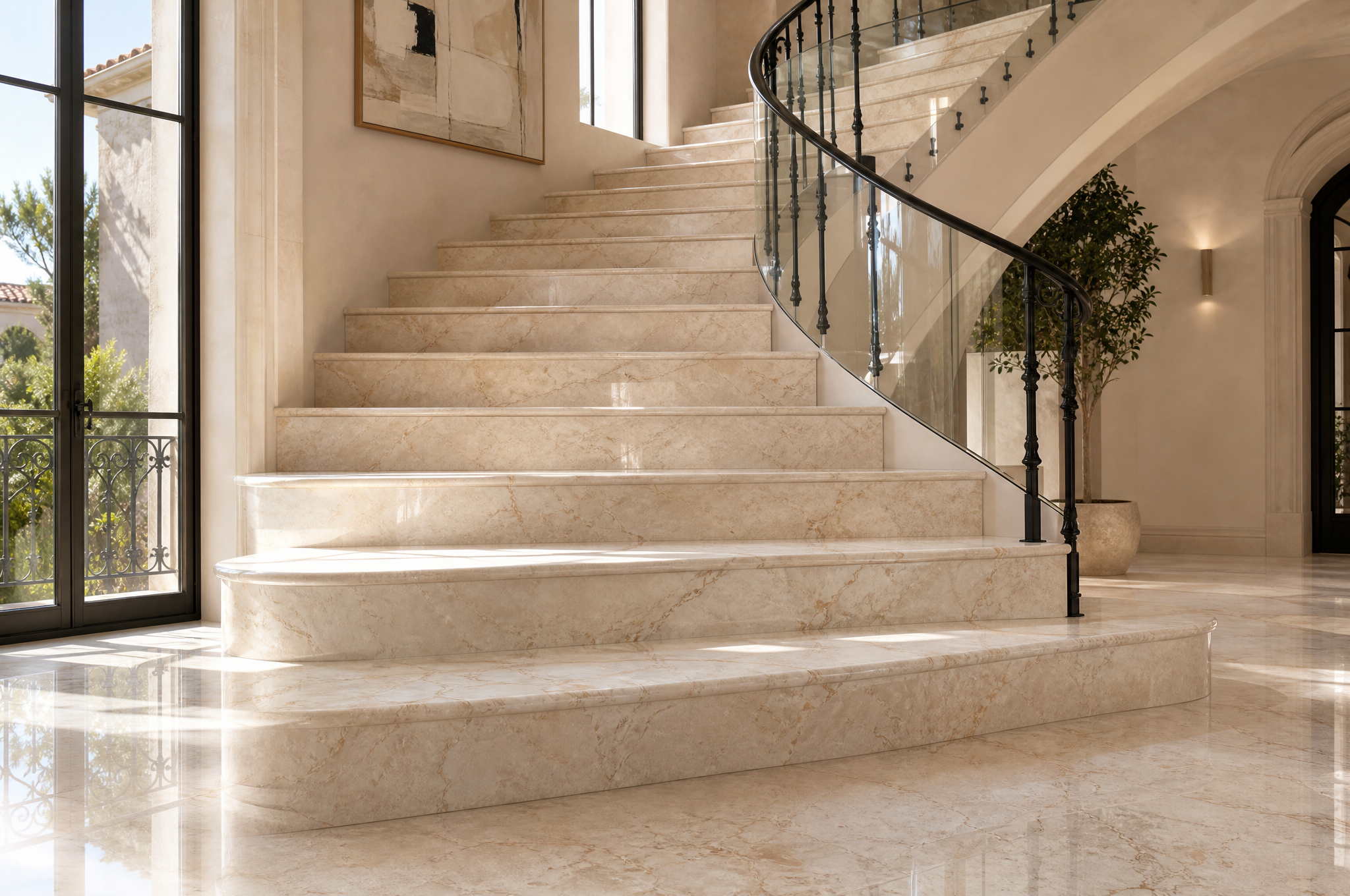 SOM Oasis Rose — grand staircase application